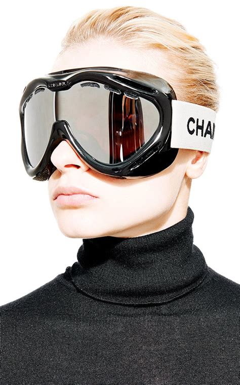 chanel ski goggles uk|Chanel eyeglasses case.